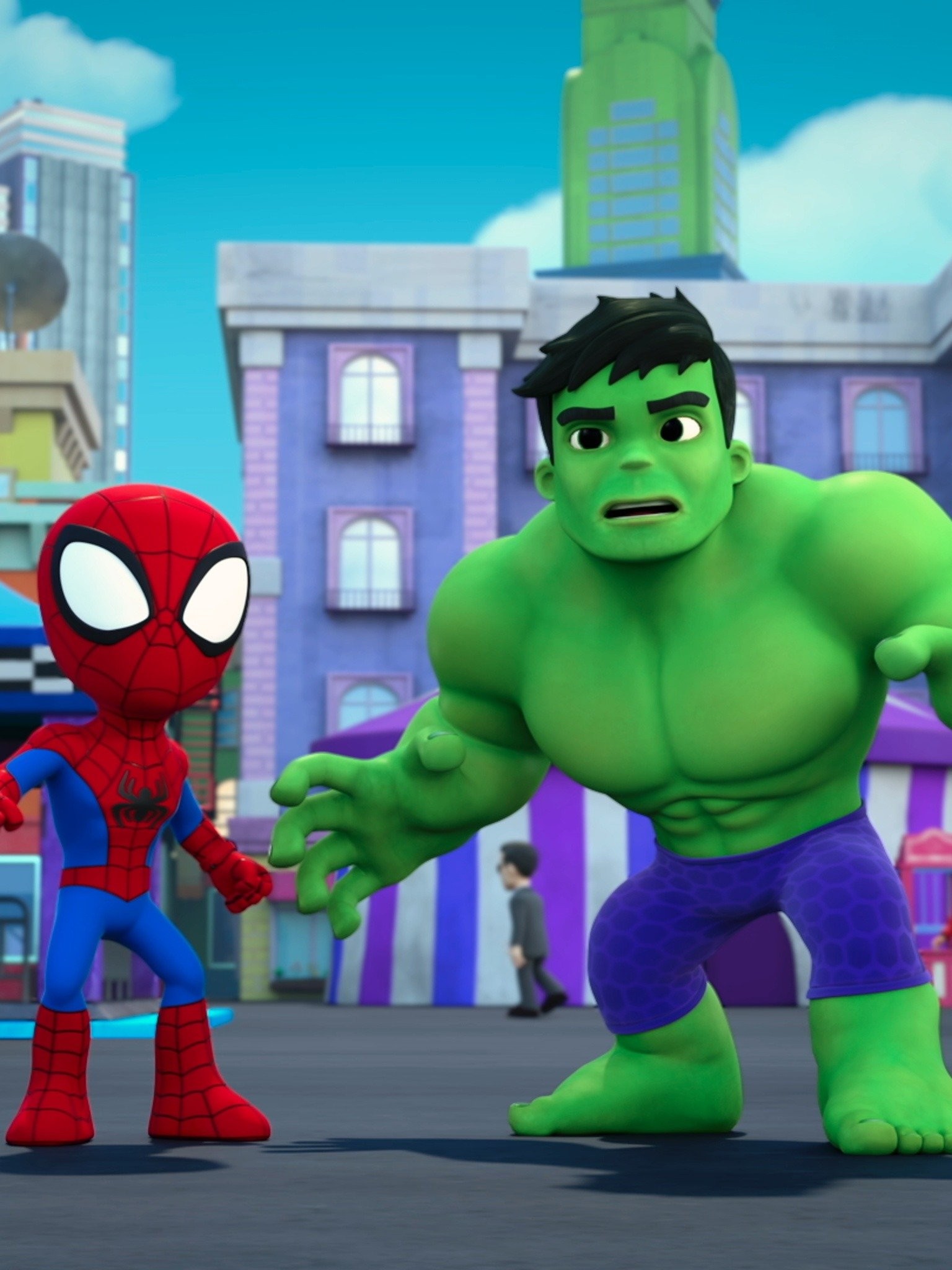 spidey and his amazing friends hulk toy